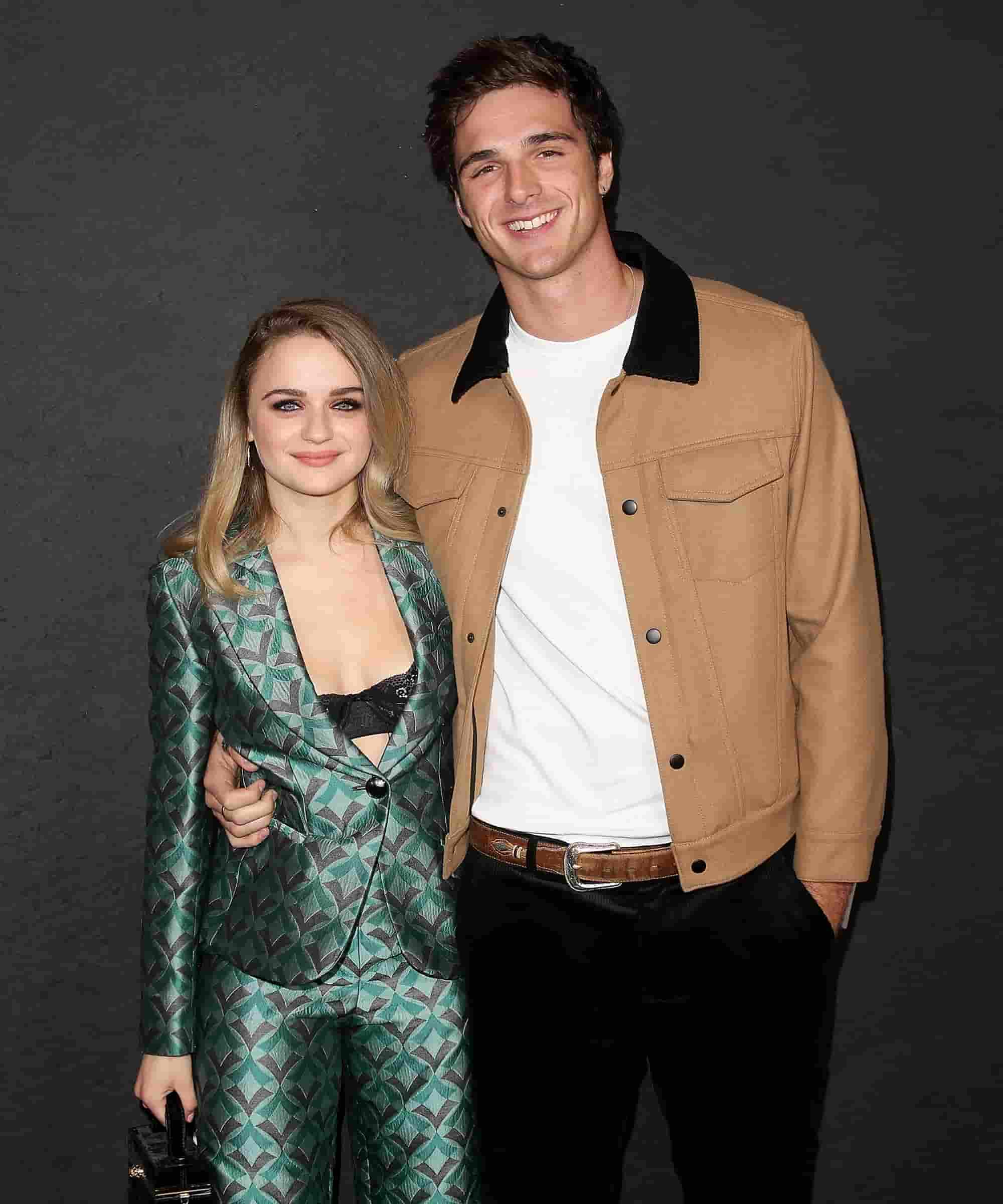 Image of Jacob Elordi with his former partner and co-artist, Joey King