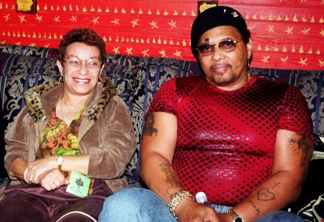 Image of Aaron Neville with his first wife Joel Roux Neville