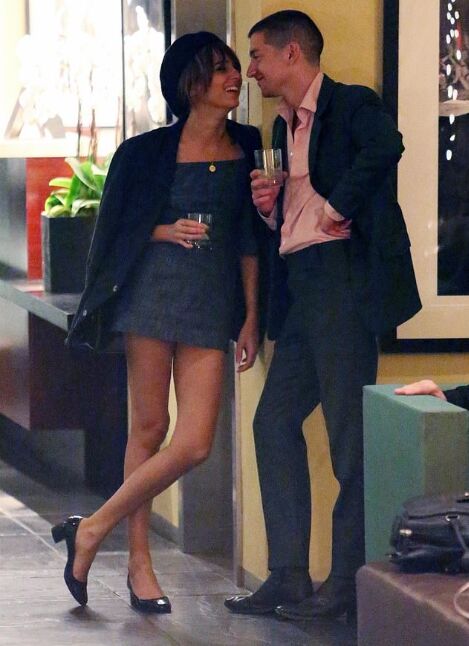 Image of Alex Turner with his girlfriend Louise Verneuil