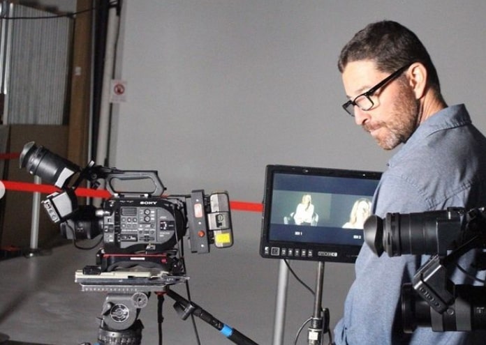 Image of Jeff Halperin behind the camera