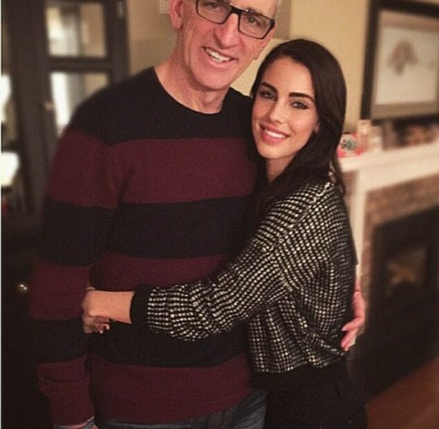 Image of Jessica Lowndes with her dad