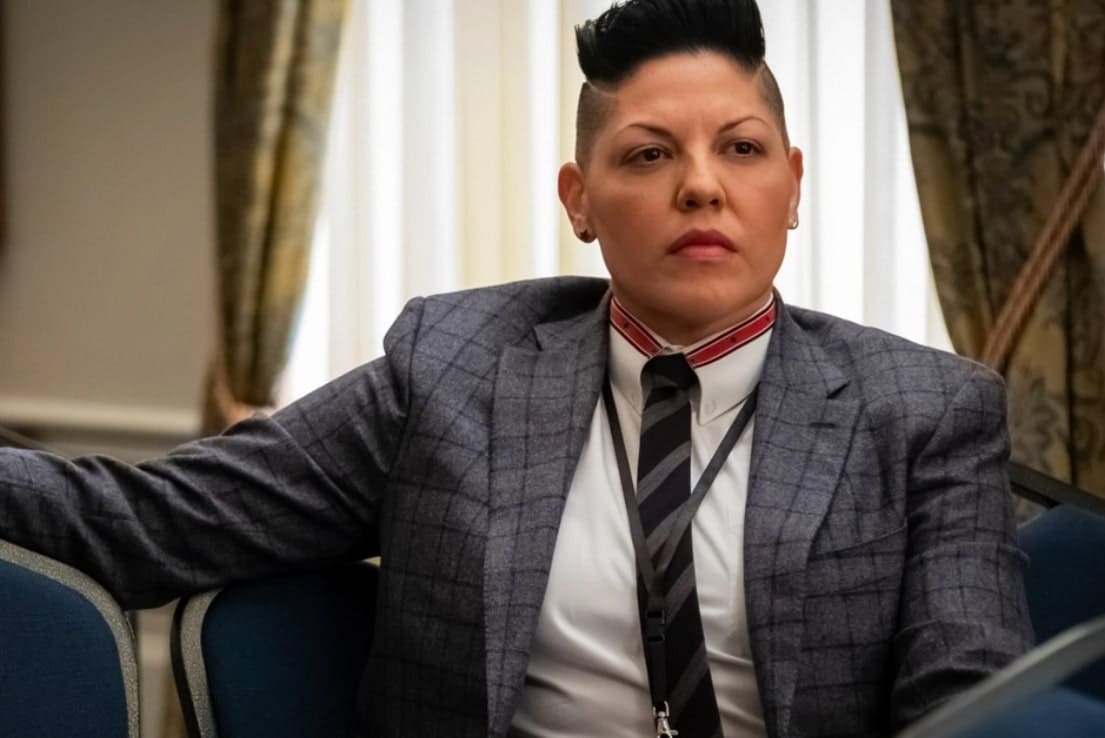 Image of Sara Ramirez as an actor on the show Madam Secretary