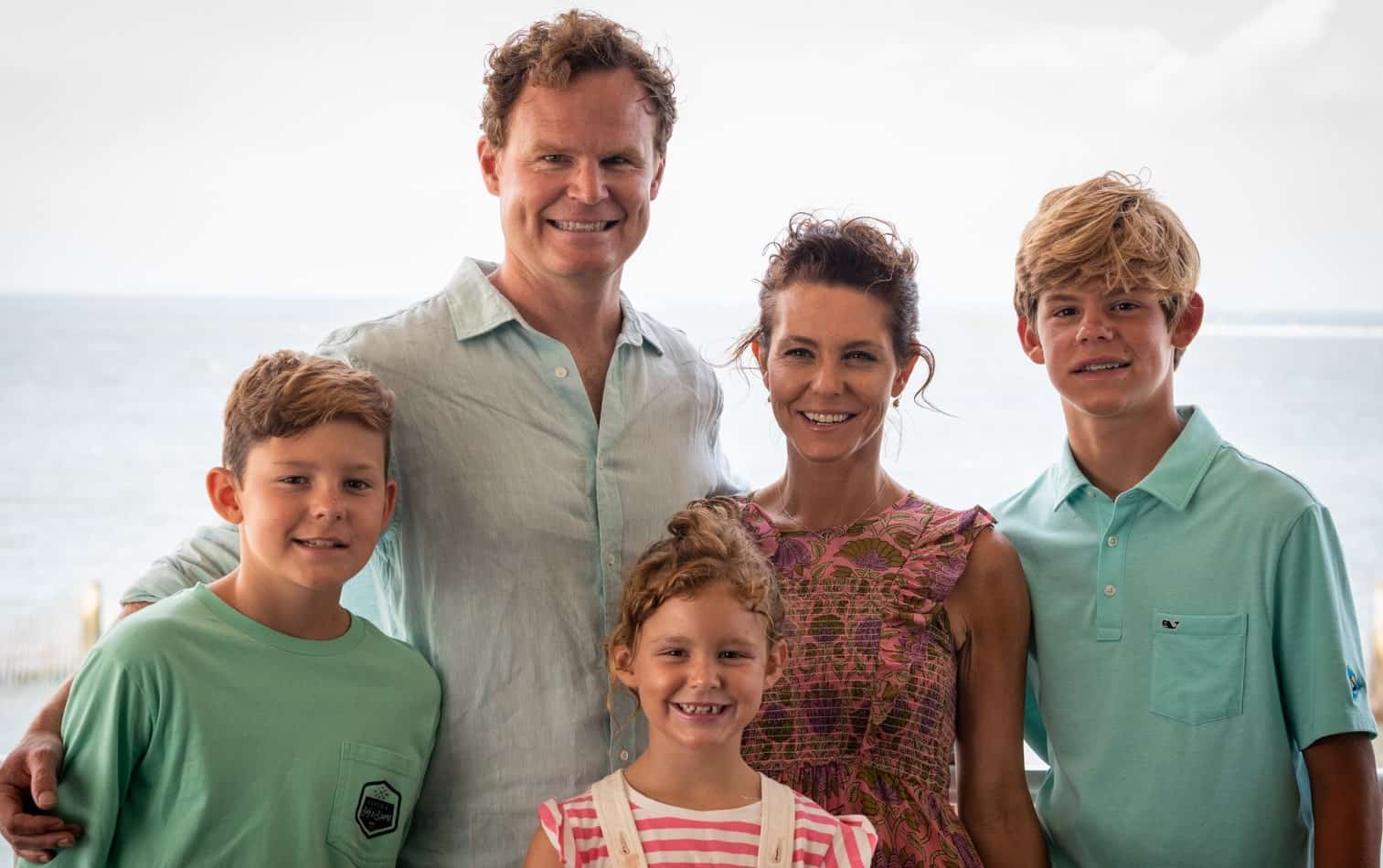 Image of Stephanie Ruhle and Andy Hubbard with their kids