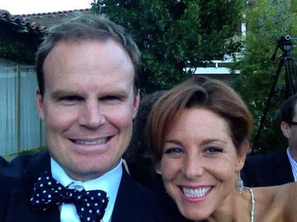 Image of Stephanie Ruhle with her husband, Andy Hubbard