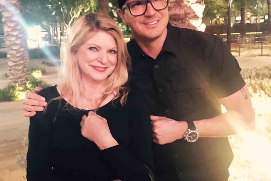 Image of Zak Bagans with his mother, Nancy