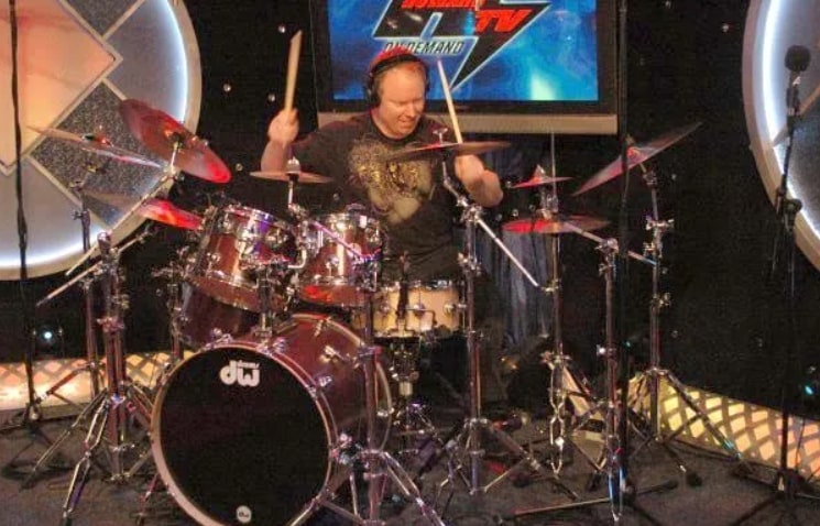 Image of Richard Christy as a talented drummer